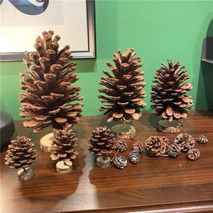 Piñas de Pino Naturales de Vietnam, Material Decorativo Botánico Seco para Coronas Navideñas, Adornos para Árboles, Decoración del Hogar, Manualidades y Eventos - Product Image 6