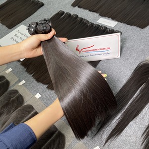Precio de fábrica Extensiones de cabello de trama recta de hueso negro Cabello humano vietnamita de súper alta calidad Sin enredos Grandes en stock - Product Image 5