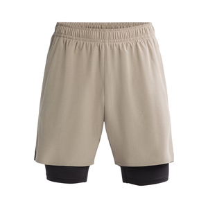 Breathable Fabric Gym Fitness Shorts For Adult 2 In 1 Inner Compression Pocket Double <b>Layer</b> Short For Youth - Product Image 1