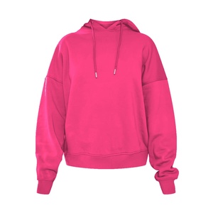เสื้อฮู้ดดี้ผ้าฟลีซสีเขียวมิ้นท์ทรงหลวมแบบดรอปไหล่ สตรีทแวร์สั่งทำพิเศษ เสื้อฮู้ดดี้ผ้าฟลีซสีชมพูสดทรงหลวมโอเวอร์ไซส์ - Product Image 1