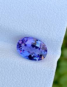 Tanzanita Natural de Forma Ovalada, Piedra Preciosa Suelta de Tanzania, Joyería Fina, Cristal Azul Violeta - Product Image 6