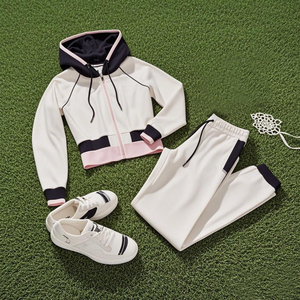 Ensemble de survêtement évasé de créateur de haute qualité pour homme, en coton tissé 100% vintage, coupe slim, effet vieilli, avec sweat à capuche zippé, séchage rapide, idéal pour l'hiver - Product Image 6