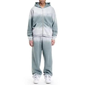 Conjunto Deportivo Moderno con Efecto Deslavado y Degradado de Color, Cómodo y de Diseño Combinado (Top y Pantalón) - Product Image 5