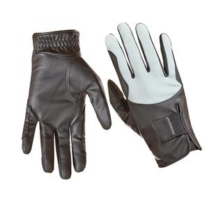 Gants d'équitation personnalisés pour hommes en cuir noir de haute qualité, respirants et légers, gants d'équitation équestres - Product Image 2