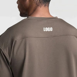 Camisetas Personalizadas OEM de Diseño, Camisetas Deportivas de Lujo de Algodón para Gimnasio, Camisetas Extra Grandes para Hombre, Camisetas Casuales de Verano Transpirables de Secado Rápido - Product Image 5