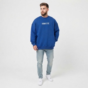 Sudadera Casual para Hombre HAWK EYE SPORTS, Nueva Moda Otoño, Forro Polar de 350g, Impermeable, Estampado, Hombros Caídos, Corte Regular, Cuello Alto - Product Image 4