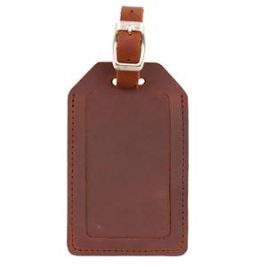 High End Genuine Leather Luggage Tags Privacy Cover Travel Bag Tags Custom Suitcase <b>Name</b> <b>Labels</b> Bulk LMP-0180 - Product Image 1