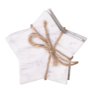 Sous-verres en marbre faits main de qualité supérieure, écologiques, durables, en pierre naturelle, octogonaux, avec impression classique en relief et technique de découpe pour articles de bar - Product Image 4