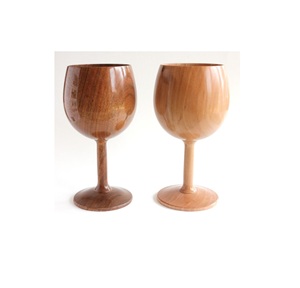 Handmade Solid Wood Coffee Mug Natural Finish Wooden Drinking Cup Rustic Style Eco Friendly Drinkware for Tea Coffee - Product Image 4
