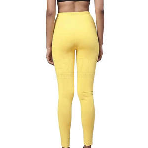 Leggings de yoga sur mesure pour femmes, taille élastique de haute qualité, motif uni, séchage rapide, respirant, longueur intégrale, nouvelle collection 2026 - Product Image 2