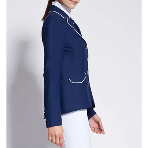 Women's Equestrian Horse Riding <b>Coat</b> Jacket <b>Long</b> Sleeve Waterproof Quick Dry Lightweight Competition Wear Customizable Color - Product Image 1
