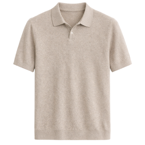 Polo classique en maille pour homme, manches courtes, coton premium, toucher doux, coupe ajustée, décontracté, élégant, pour l'été, respirant, vente en gros - Product Image 1