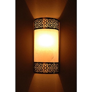 <b>Rustic</b> Geometric Glass Wall Lamp Rectangle Aluminum Minimalist Design Indoor Living Room <b>Home</b> <b>Decor</b> Lighting - Product Image 2