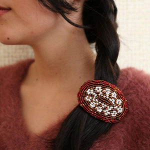 Nouvelle Pince à Cheveux Broderie Perles Design Chic pour Événements Mariages Fêtes – Barrette Tendance pour Femme - Product Image 6