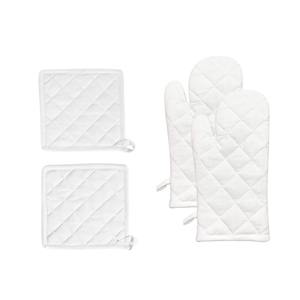 Guantes de Cocina Blancos 100% Algodón, Resistentes al Calor, para Hornear y Cocinar - Product Image 3