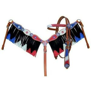 Juego de Brida y Pechera de Cuero Genuino 100% Hecho a Mano de la Mejor Calidad, Tamaños Personalizados, Estilo Western, Fabricante Mayorista - Product Image 1