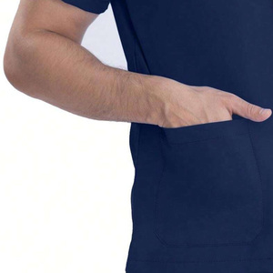 Haut de blouse médicale personnalisable pour hommes – Tenue de travail hospitalière confortable pour usage professionnel - Product Image 5