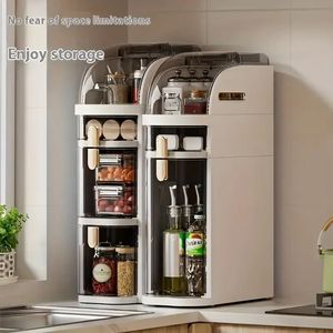 Mobiletto da Terra Sottile a 3 Ripiani da 7,09 Pollici, Leggero e Autoportante, Cassetti per Organizzazione Bagno e Cucina, Senza Montaggio - Product Image 5
