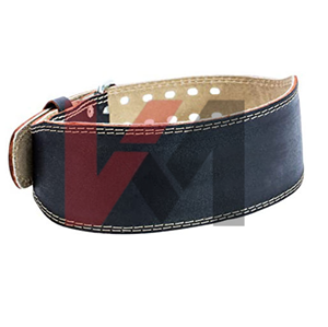 Cinturón de Cuero de Alta Calidad para Levantamiento de Pesas, Doble Costura, Resistente, para Sentadillas y Peso Muerto - Product Image 1