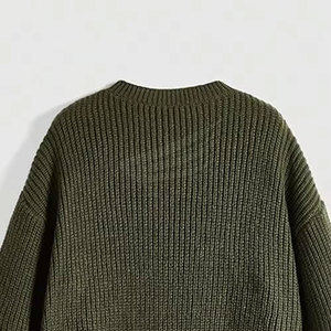 เสื้อสเวตเตอร์ไหมพรมผู้หญิงแฟชั่นลำลองสำหรับฤดูหนาว พร้อมโลโก้ด้านหน้า สวมใส่สบาย ระบายอากาศได้ดี เหมาะสำหรับใส่ทุกวัน ดีไซน์ล่าสุด - Product Image 5