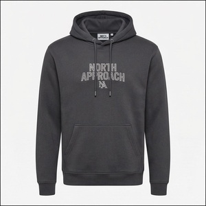เสื้อฮู้ดผู้ชาย North Approach ทรงปกติ ผ้าฝ้ายเฟรนช์เทอร์รี่ มีกระเป๋าหน้า สวมใส่สบายๆ สำหรับฤดูใบไม้ร่วง - Product Image 1