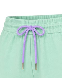 Shorts Deportivos para Mujer en Verde Menta y Lavanda, de Secado Rápido, Transpirables, con Cintura Elástica, para Gimnasio, Fitness, Ropa Deportiva Casual - Product Image 5