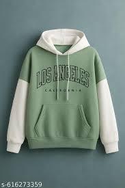 Sweat-shirt à capuche pour homme de haute qualité, manches raglan, impression graphique personnalisée Los Angeles, pull décontracté, coupe classique - Product Image 5