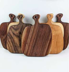 Planche à découper artisanale en bois massif pour fruits, légumes et viande – Nouvelle planche de découpe et de charcuterie – Accessoires de cuisine - Product Image 5