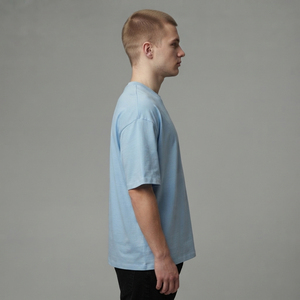 T-shirts surdimensionnés en gros pour hommes – T-shirt tricoté de haute qualité style streetwear, coupe ample, manches courtes, style été - Product Image 4