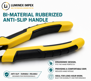 LUMINEX IMPEX LUB=113 <b>Long</b> <b>Nose</b> Stainless Steel Lightweight Smooth Work Jewelry Making Polishing Pliers for Bracelet Making DIY - Product Image 4