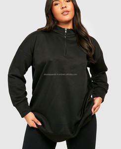 Sudadera con Capucha Personalizada para Mujer, 100% Algodón, Felpa, Corte Holgado, Chaqueta Deportiva con Logotipo Frontal y Cremallera para Ejercicio Físico - Product Image 4