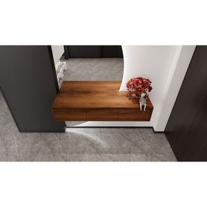 60\" Bathroom Vanity Cabinet with Soft Close Drawer <b>Float</b> Mounting Design-Exclusive Vanity Sink Not Included - Product Image 5