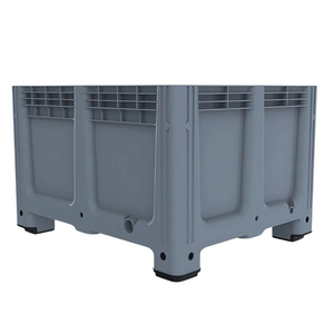 Foldable <b>Stackable</b> Agricultural Plastic Pallet Box Heavy Duty <b>Storage</b> <b>Container</b> for Fresh Produce Export - Product Image 2