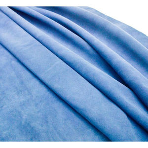 Cuir de chèvre véritable bleu clair grainé, fini, écologique, épaisseur 0,70-0,90 mm pour chaussures, sacs à main et vêtements - Product Image 1