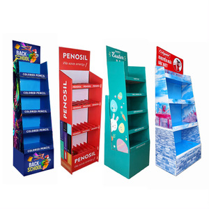 Exhibición de piso de cartón Exhibidor de cartón Fábrica Soporte de exhibición de cartón de alta calidad al por menor - Product Image 3