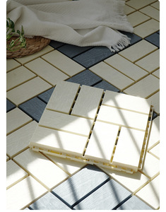 Dalles de sol modulaires en plastique imperméables pour balcon, terrasse, jardin, utilisation extérieure - Product Image 2