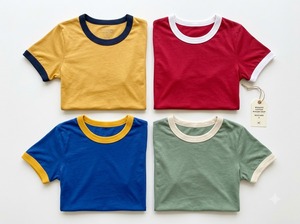 Bulk Manufacturing Unisex Outfit Set Featuring Short-sleeved Red T-shirt <b>White</b> Trim Black <b>Cargo</b> Pants. Low MOQ. Motorhead Supply - Product Image 6