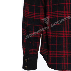 Chemise en flanelle à carreaux en aramide pour homme, nouveau style, doublée, rembourrée, respirante, imperméable, coupe-vent, protection pour la moto, hiver - Product Image 4