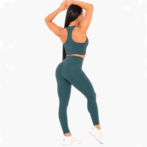 กางเกงโยคะเอวสูงทรงสลิมลายสก็อต ชุดเซ็ต 2 ชิ้น ระบายอากาศได้ดี ไซส์ใหญ่ สำหรับออกกำลังกาย ผู้หญิง - Product Image 6