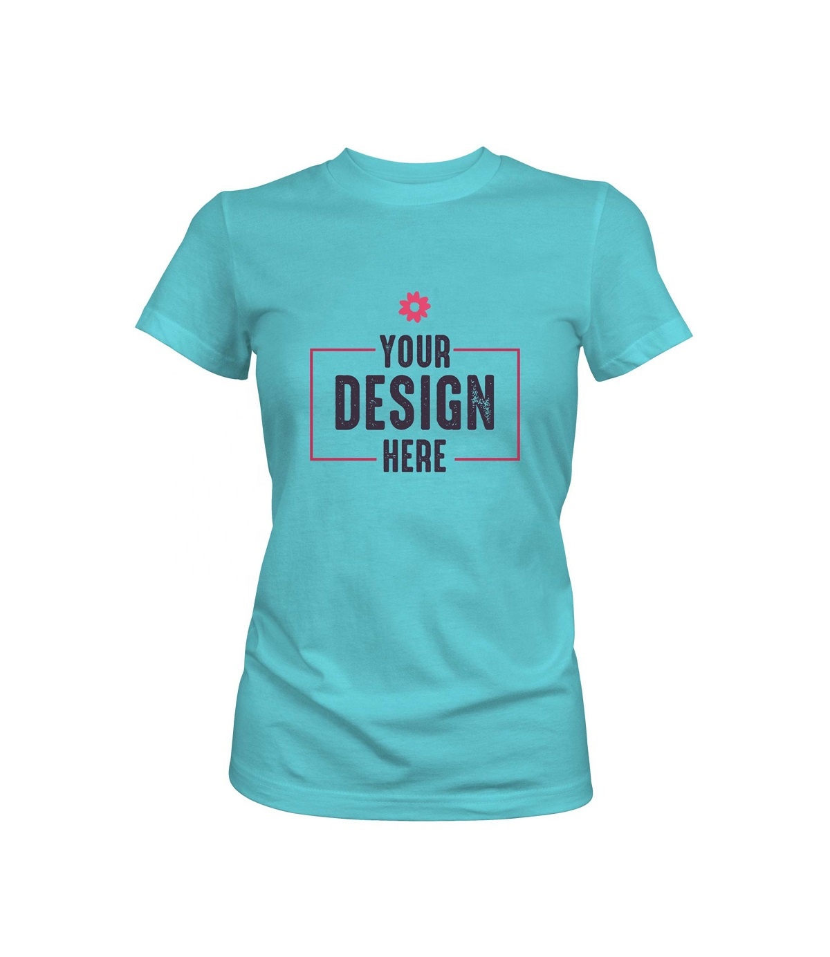 Wholesale Competitive Price Custom Printed Round Neck 100% Cotton Slim Fit Eco-Friendly Women's T-Shirt Sale Super Low Price