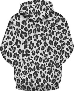 Sudadera con Capucha Superior International con Estampado de Leopardo para Hombre, Sudadera con Capucha Estampada de Guepardo, Estilo Urbano, Hip Hop, Y2K - Product Image 4