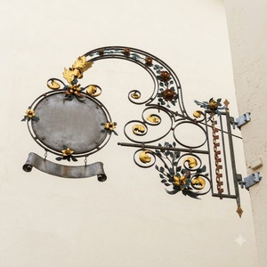 Plaque de numéro de maison en fer forgé moderne, écologique et personnalisée, en métal galvanisé, résistante aux intempéries, pour l'adresse de la maison - Product Image 3