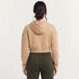 Haut court tendance pour femme, coupe ajustée, effet délavé, doux et respirant, avec impression personnalisée, à manches longues, idéal pour l'hiver – Meilleure vente - Product Image 6