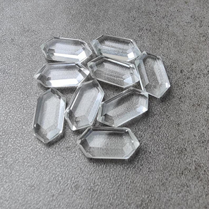 Cristal de Cuarzo de Calidad AAA+ en Forma Hexagonal, Corte Tableta, Gema Calibrada, Joyería Suelta - Product Image 2