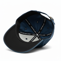 Gorra de Papá Personalizable de 6 Paneles, Sin Estructura, 100% Algodón, Tela Denim Twill, Ajustable, con Logotipo Bordado Deportivo para Adultos