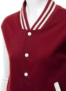 Blouson universitaire unisexe d'hiver à prix abordable, très populaire, anti-plis, respirant, à capuche, avec logo frontal, épaisseur standard, en toile à lettres - Product Image 3