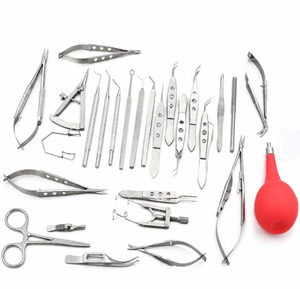 Juego de Instrumentos para Cirugía de Cataratas, Kit de Instrumentos Quirúrgicos Oftálmicos de Acero Inoxidable, Herramientas Microquirúrgicas con Certificación CE - Product Image 3