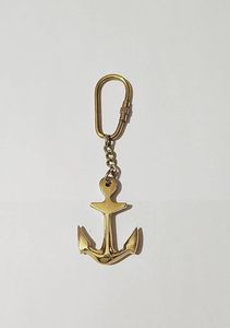 Porte-clés Ancrage en Laiton Doré Antique, Anneau de Clés Nautique Marin, Porte-clés Décoratif pour Voiture, Vélo, Clés de Maison, Cadeau pour Marin - Product Image 5