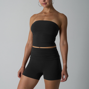 Conjuntos de Yoga de Alto Impacto Más Vendidos, Novedad: Sujetador Deportivo con Espalda Cruzada y Sensación de Segunda Piel, Conjunto de 2 Piezas de Ropa Deportiva para Mujer - Product Image 3