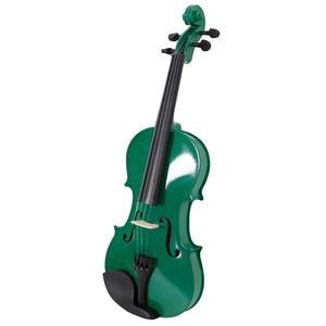 Custodia per violino acustico fatta a mano per studenti con archetto in fibra di carbonio e resina in legno - Product Image 6